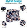 image:imageCOOFANDY Mens Swim Trunks Swimwear Bathing Suit Swim Brief Square Leg Board Short S3XL1  Navy Blue Flower