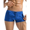 image:imageCOOFANDY Mens Swim Trunks Swimwear Bathing Suit Swim Brief Square Leg Board Short S3XL1  Royal Blue