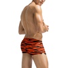 image:imageCOOFANDY Mens Swim Trunks Swimwear Bathing Suit Swim Brief Square Leg Board Short S3XL1  Striped Orange
