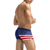 image:imageCOOFANDY Mens Swim Trunks Swimwear Bathing Suit Swim Brief Square Leg Board Short S3XLAmerican Flagnavy