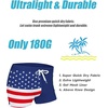 image:imageCOOFANDY Mens Swim Trunks Swimwear Bathing Suit Swim Brief Square Leg Board Short S3XLAmerican Flagnavy