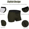 image:imageCOOFANDY Mens Swim Trunks Swimwear Bathing Suit Swim Brief Square Leg Board Short S3XLArmy Green and Black Triangle