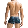 image:imageCOOFANDY Mens Swim Trunks Swimwear Bathing Suit Swim Brief Square Leg Board Short S3XLBlue Leaf and Black