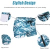 image:imageCOOFANDY Mens Swim Trunks Swimwear Bathing Suit Swim Brief Square Leg Board Short S3XLBlue Liquid