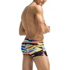 image:imageCOOFANDY Mens Swim Trunks Swimwear Bathing Suit Swim Brief Square Leg Board Short S3XLColorful Ribbon