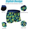 image:imageCOOFANDY Mens Swim Trunks Swimwear Bathing Suit Swim Brief Square Leg Board Short S3XLGreen Monstera