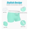 image:imageCOOFANDY Mens Swim Trunks Swimwear Bathing Suit Swim Brief Square Leg Board Short S3XLIce Green