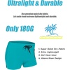 image:imageCOOFANDY Mens Swim Trunks Swimwear Bathing Suit Swim Brief Square Leg Board Short S3XLPeacock Blue