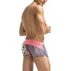 image:imageCOOFANDY Mens Swim Trunks Swimwear Bathing Suit Swim Brief Square Leg Board Short S3XLStripe and Flower