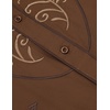 image:imageCOOFANDY Mens Western Shirts Long Sleeve Embroideres Cowboy Shirts Casual Button Down ShirtBrown Pattern 4