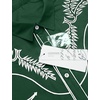 image:imageCOOFANDY Mens Western Shirts Long Sleeve Embroideres Cowboy Shirts Casual Button Down ShirtForest Greenwhite