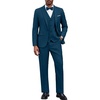 image:imageCOOFANDY Mens 3 Pieces Suit Classic One Button Single Breasted Slim Fit Blazer Jacket Vest Pants Set Wedding BusinesDark Blue