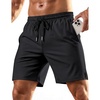 image:imageCOOFANDY Mens 7 Athletic Shorts Quick Dry Elastic Waist Gym Workout Lightweight Stretch Shorts with PocketsBlack