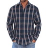 Teal Burgundy White Plaid