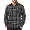 image:imageCOOFANDY Mens Flannel Shirts Long Sleeve Casual Plaid Button Down Shirt Cotton Shirt Cowboy Work Shirts with PocketsBlackgrey