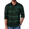 Plaid Green&black