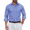 Blue White Plaid