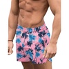 image:imageCOOFANDY Mens Swim Trunks Quick Dry Board Shorts Swimsuit Swimwear Bathing SuitPalm Tree Pink