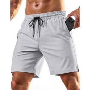 image:imageCOOFANDY Mens 7 Athletic Shorts Quick Dry Elastic Waist Gym Workout Lightweight Stretch Shorts with PocketsLight Gray