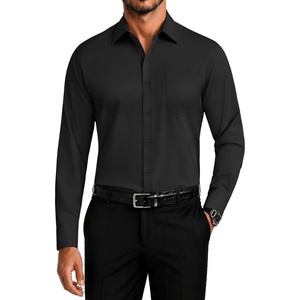 image:imageCOOFANDY Mens Dress Shirts Wrinkle Free Long Sleeve Button Down Shirt Formal Business ShirtsBlack