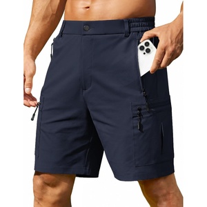 image:imageCOOFANDY Mens Hiking 9 Cargo Shorts Lightweight Outdoor Shorts Quick Dry Golf Camping Casual Fishing with 5 Zipper PocketsNavy Blue