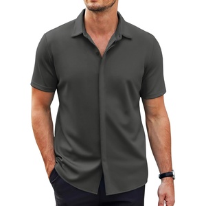 image:imageCOOFANDY Mens Short Sleeve Wrinkle Free Shirt Casual Button Down Shirt Summer Dress Shirt