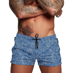 image:imageCOOFANDY Mens Swim Trunk Quick Dry Swimwear Mesh Lining Bathing Suit Swimsuit Board Beach Sport ShortLight Blue Leaves