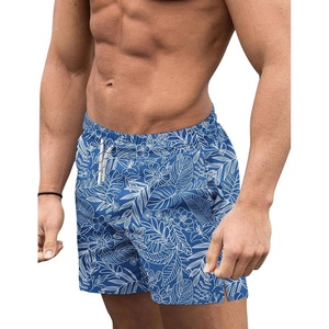 image:imageCOOFANDY Mens Swim Trunks Quick Dry Board Shorts Swimsuit Swimwear Bathing SuitP Blue Leaf