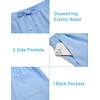 image:imageCOOFANDY Mens 2 Pieces Linen Set Henley Shirt Short Sleeve and Shorts Summer Beach Yoga Matching OutfitsBlue