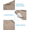 image:imageCOOFANDY Mens 2 Pieces Linen Set Henley Shirt Short Sleeve and Shorts Summer Beach Yoga Matching OutfitsKhaki