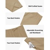 image:imageCOOFANDY Mens 2 Pieces Set Short Sleeve Casual Henley Shirts Beach Yoga Pants Summer Beach OutfitBeige