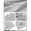 image:imageCOOFANDY Mens Big and Tall Polo Shirts Golf Shirt Short Sleeve Cotton Pique T Shirts Quick DryLight Grey