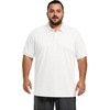 image:imageCOOFANDY Mens Big and Tall Polo Shirts Golf Shirt Short Sleeve Cotton Pique T Shirts Quick DryWhite