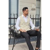 image:imageCOOFANDY Mens Business Suit Vests Slim Fit Formal Dress Waistcoat Groomsman Vest For WeddingLight Khaki