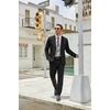 image:imageCOOFANDY Mens Casual Blazer Lightweight Suit Jacket Slim Fit Sport Coats for MenBlack
