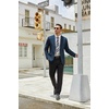 image:imageCOOFANDY Mens Casual Blazer Lightweight Suit Jacket Slim Fit Sport Coats for MenDark Blue
