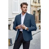 image:imageCOOFANDY Mens Casual Blazer Lightweight Suit Jacket Slim Fit Sport Coats for MenDark Blue