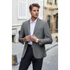 image:imageCOOFANDY Mens Casual Blazer Lightweight Suit Jacket Slim Fit Sport Coats for MenDark Grey
