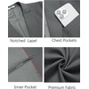 image:imageCOOFANDY Mens Casual Blazer Lightweight Suit Jacket Slim Fit Sport Coats for MenDark Grey