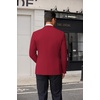 image:imageCOOFANDY Mens Casual Blazer Lightweight Suit Jacket Slim Fit Sport Coats for MenDark Red