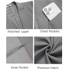 image:imageCOOFANDY Mens Casual Blazer Lightweight Suit Jacket Slim Fit Sport Coats for MenLight Grey