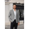 image:imageCOOFANDY Mens Casual Blazer Lightweight Suit Jacket Slim Fit Sport Coats for MenLight Grey