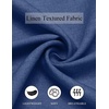 image:imageCOOFANDY Mens Casual Button Down Shirt Short Sleeve Lightweight Summer Beach Shirts Textured Linen ShirtBlue