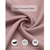 image:imageCOOFANDY Mens Casual Button Down Shirt Short Sleeve Lightweight Summer Beach Shirts Textured Linen ShirtPink