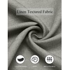 image:imageCOOFANDY Mens Casual Button Down Shirt Short Sleeve Lightweight Summer Beach Shirts Textured Linen ShirtSage Green