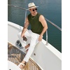 image:imageCOOFANDY Mens Casual Knitted Tank Tops Crew Neck Sleeveless Muscle T Shirts Summer Beach TopsArmy Green