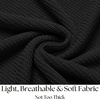 image:imageCOOFANDY Mens Casual Knitted Tank Tops Crew Neck Sleeveless Muscle T Shirts Summer Beach TopsBlack