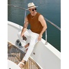 image:imageCOOFANDY Mens Casual Knitted Tank Tops Crew Neck Sleeveless Muscle T Shirts Summer Beach TopsCamel Brown