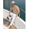 image:imageCOOFANDY Mens Casual Knitted Tank Tops Crew Neck Sleeveless Muscle T Shirts Summer Beach TopsKhaki