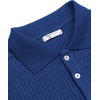image:imageCOOFANDY Mens Casual Polo Shirts Long Sleeve Textured Knit Tee Shirt Wrok TshirtsRoyal Blue